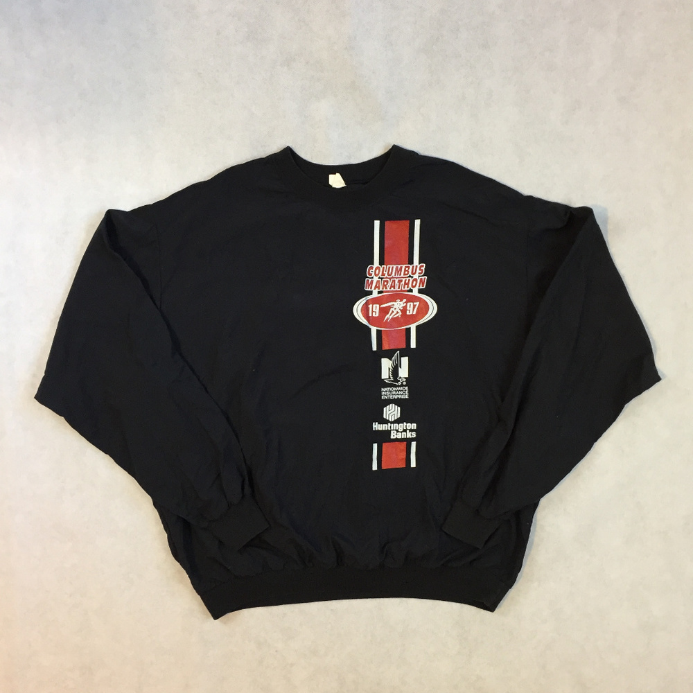 1997 Columbus Marathon Windbreaker Crewneck